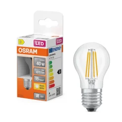 Lamput Ja Valaisintarvikkeet^Osram LED Star Classic P 40 Filament 3.4W 827 Clear E27
