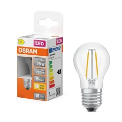 Lamput Ja Valaisintarvikkeet^Osram LED Star Classic P 25 Filament 1.8W 827 Clear E27