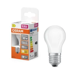 Lamput Ja Valaisintarvikkeet^Osram LED Star Classic P 40 Filament 3.4W 827 Frosted E27