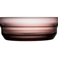 Tarjoilu^Pentik Arkki lasikulho viininpunainen 26x10 cm