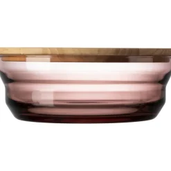 Tarjoilu^Pentik Arkki lasikulho viininpunainen 26x10 cm