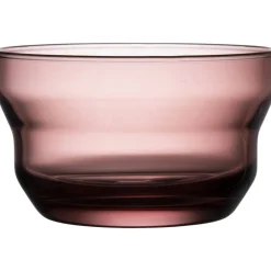 Tarjoilu^Pentik Arkki lasikulho viininpunainen 16x10 cm
