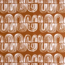 Kankaat Ja Käsityötarvikkeet|Keittiötekstiilit^Pentik Kaarna akryylipinnoitettu puuvillakangas ruskea