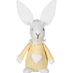 Pääsiäinen^Pentik koriste Pupu Töpöjalka 11 cm v.keltainen