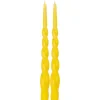Kynttilät Ja Huonetuoksut^Pentik kruunukynttilä Kierre 28 cm keltainen 2kpl/pkt