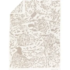 Kylpyhuone- Ja Saunatekstiilit|Kylpyhuone- Ja Saunatekstiilit^Pentik käsipyyhe Villikissa 50x70 cm v.ruskea