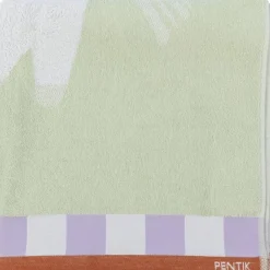 Kylpyhuone- Ja Saunatekstiilit|Lastenhuone^Pentik kylpypyyhe Heppa 70x140 cm v.vihreä
