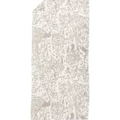 Kylpyhuone- Ja Saunatekstiilit|Kylpyhuone- Ja Saunatekstiilit^Pentik kylpypyyhe Villikissa 70x150 cm v.ruskea