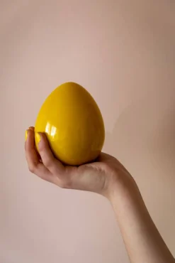 Pääsiäinen^Pentik muna Studio 8 cm keltainen