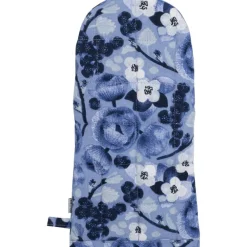 Keittiötekstiilit^Pentik patakinnas Lapin Kukka 16x31 cm sininen