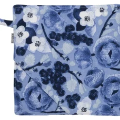 Keittiötekstiilit^Pentik patalappu Lapin Kukka 21x21 cm sininen