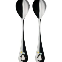 Lastenhuone|Aterimet^Pentik pikkulusikka Pingviini 2 kpl 15x7x3 cm