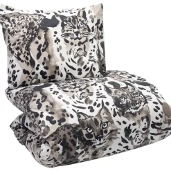 Vuodetekstiilit^Pentik pussilakanasetti Villakissa 150x210 cm + 50x60 cm v.r