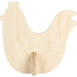 Pääsiäinen^Pentik puukoriste Lupu 18 cm luonnollinen puu