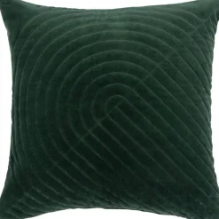 Sisustustekstiilit^Pentik samettityynynpäällinen Kaari tummanvihreä 45x45 cm