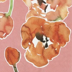 Kertakäyttö^Pentik servietti 33 cm Lilia oranssi