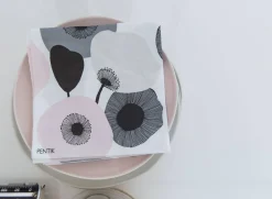 Kertakäyttö^Pentik servietti 25 cm Pastelli harmaa