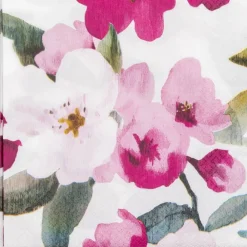 Kertakäyttö^Pentik servietti 25 cm Purppuraomenapuu vaaleanpunainen