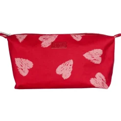 Kylpyhuonetarvikkeet|Meikkipussit Ja Toilettilaukut^Pentik Sydän toilettilaukku punainen 27x18x12 cm