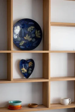 Tarjoilu^Pentik sydänmalja Studio 18x22 cm Carlson 165 v. sininen