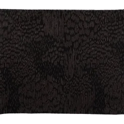 Kylpyhuone- Ja Saunatekstiilit|Kylpyhuone- Ja Saunatekstiilit^Pentik Tundra laudeliina musta 46x57 cm