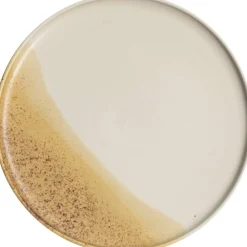 Astiat^Pentik Tuntu lautanen 25 cm l.valkoinen/v.ruskea