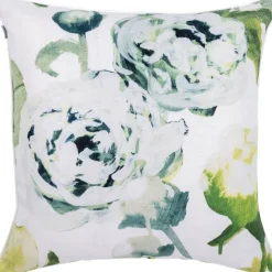 Sisustustekstiilit^Pentik tyynynpäällinen Freesia puuvilla-pellava 45x45 cm vih