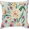 Sisustustekstiilit^Pentik tyynynpäällinen Helmililja 45x45 cm gobeliini v.vihre