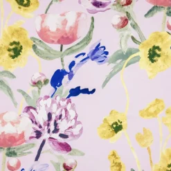 Kankaat Ja Käsityötarvikkeet|Keittiötekstiilit^Pentik vahakangas Freesia 150 cm v.punainen