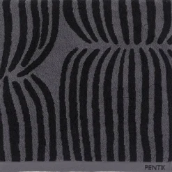Kylpyhuone- Ja Saunatekstiilit|Kylpyhuone- Ja Saunatekstiilit^Pentik Vilja kylpypyyhe musta 70x150 cm