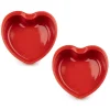 Paistoastiat^Peugeot annosvuoka Appolia Sydän 2 kpl punainen