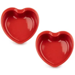 Paistoastiat^Peugeot annosvuoka Appolia Sydän 2 kpl punainen