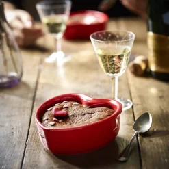 Paistoastiat^Peugeot annosvuoka Appolia Sydän 2 kpl punainen