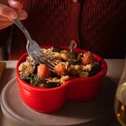 Paistoastiat^Peugeot annosvuoka Appolia Sydän 2 kpl punainen