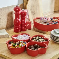 Paistoastiat^Peugeot annosvuoka Appolia Sydän 2 kpl punainen