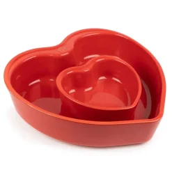 Paistoastiat^Peugeot annosvuoka Appolia Sydän 2 kpl punainen