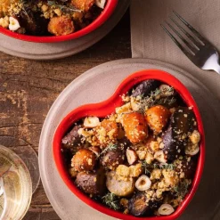 Paistoastiat^Peugeot annosvuoka Appolia Sydän 2 kpl punainen