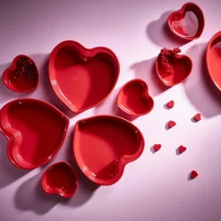 Paistoastiat^Peugeot annosvuoka Appolia Sydän 2 kpl punainen