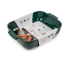 Paistoastiat^Peugeot keraaminen Appolia-vuoka suorakaide 32 cm metsän vih