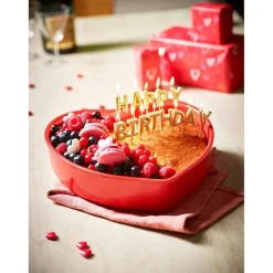 Paistoastiat^Peugeot sydänvuoka Appolia punainen