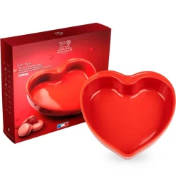 Paistoastiat^Peugeot sydänvuoka Appolia punainen