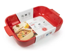 Paistoastiat^Peugeot vuoka Appolia suorakaide 36 cm punainen