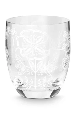 Astiat^Pip Studio juomalasi Flower White 280 ml 2 kpl