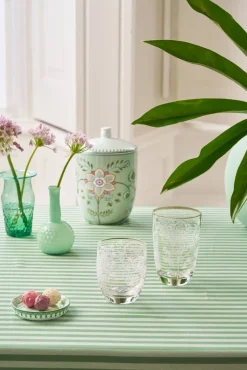 Astiat^Pip Studio juomalasi Flower White 280 ml 2 kpl