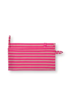 Keittiötekstiilit^Pip Studio keittiöpyyhe Stripes 65x65 cm 2 kpl Pink