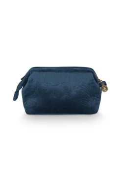 Kylpyhuonetarvikkeet|Meikkipussit Ja Toilettilaukut^Pip Studio kosmetiikkalaukku Quiltey Days 19x8,5x12 cm Blue