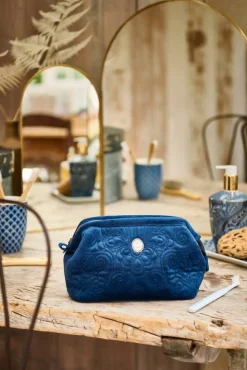 Kylpyhuonetarvikkeet|Meikkipussit Ja Toilettilaukut^Pip Studio kosmetiikkalaukku Quiltey Days 19x8,5x12 cm Blue