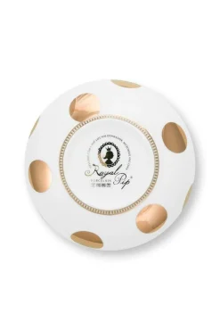 Astiat^Pip Studio kulho Dot Delight 2 kpl White-Gold 15cm