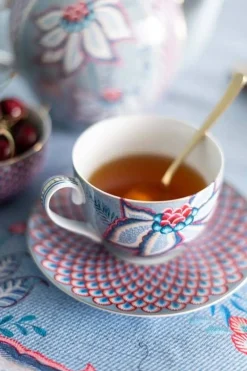 Astiat^Pip Studio kuppi & aluslautanen Flower Festival 280 ml 2 kpl