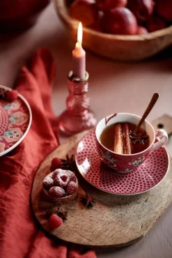 Astiat^Pip Studio kuppi & aluslautanen Flower Festival 280 ml 2 kpl